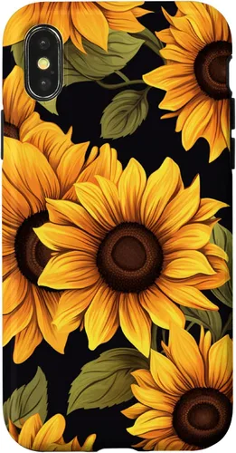 Vista 5 de Aesthetic Sunflowers Funda con diseño de flores silvestres para iPhone 17