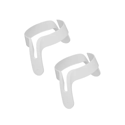 Vista 10 de Nanobebe Flexy - Manijas ergonómicas de fácil agarre, asas de taza de transición para sorber, paquete de 2, color gris