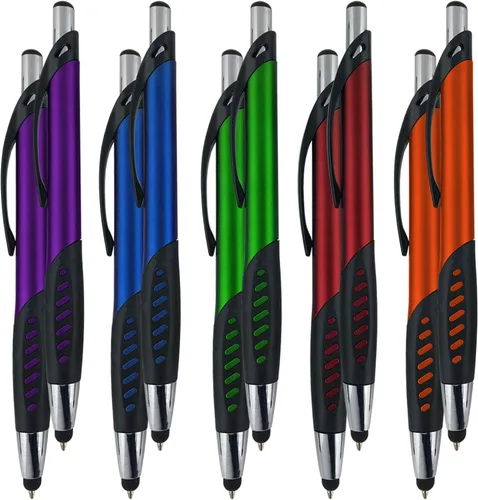 Vista 8 de Lápiz capacitivo 2 en 1 y bolígrafo con agarre cómodo para cualquier dispositivo de pantalla táctil, iPad, iPhone 6,6 Plus, iPod, Android, Galaxy