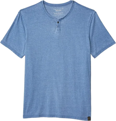 Vista 13 de Lucky Brand Venice Burnout - Camiseta de cuello con muesca y dos botones para hombre