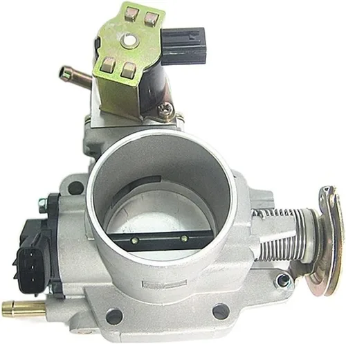 Vista 4 de Conjunto de cuerpo del acelerador de motor de automóvil con motor de velocidad de ralentí FSD7-13-650 compatible con Mazda 323 Familia Protege 1.8