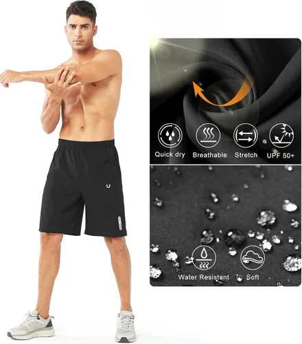 Vista 3 de NORTHYARD - Pantalones cortos deportivos para correr para hombres, ligeros, de secado rápido, 7, 5 o 9 pulgadas, para senderismo, deportes, gimnasio