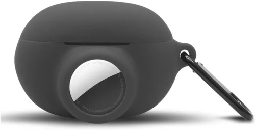Vista 12 de Funda protectora de silicona compatible con Beats Studio Buds Airtag con soporte para Airtag, encuentra tu funda para auriculares, verde aguacate