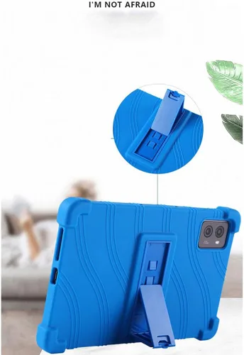 Vista 3 de TPU Cover for Lenovo Idea Tab Pro Gen 2 + 3 HD Tempered Glass, Silicone Shell Bumper Protective Back Case - 9 Hardness Anti-Scratch Screen Protector