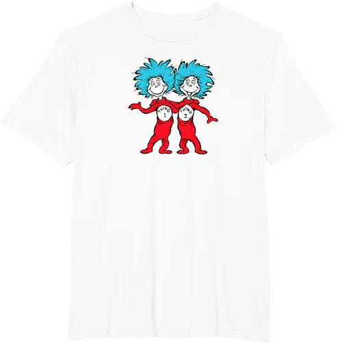 Vista 16 de Dr. Seuss Thing 1 Thing 2 Buddies - Camiseta Negro