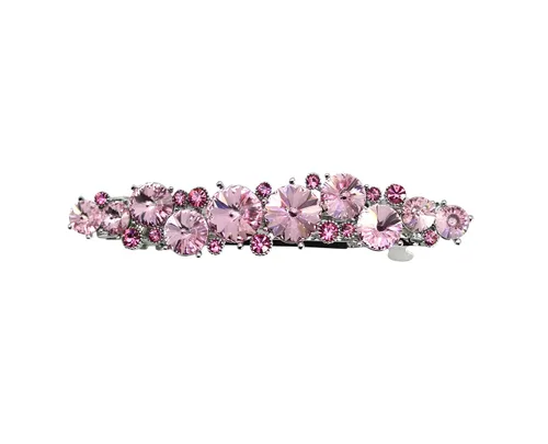 Vista 7 de Faship AB Premium Rhinestone Crystal Floral Pequeño Pasador De Pelo Clip