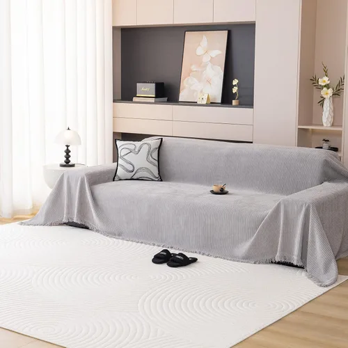 Vista 18 de DREAMINGO Funda de Sillón de Chenilla Fundas de Sofá Jacquard Lavables Protector de Muebles Funda de Sofá Reclinable 1 Cojín Funda de Silla
