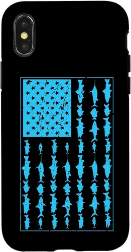 Vista 5 de Funda de regalo para iPhone 17 con bandera americana para hombre de agua salada de agua salada