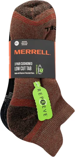 Vista 15 de Merrell Paquete de 3 calcetines de senderismo para mujer (pestaña de corte bajo/cuarto/tripulación)