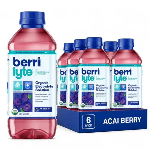 Vista 10 de Berri Lyte - Bebida orgánica con electrolitos, 2 unidades, sabor a bayas