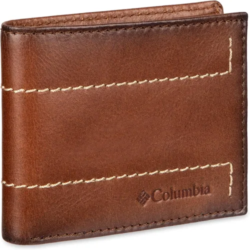 Vista 30 de Columbia Billetera plegable para hombre, múltiples ranuras para tarjetas, ventana de identificación