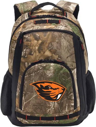Vista 11 de Broad Bay University Logo Camo Backpack