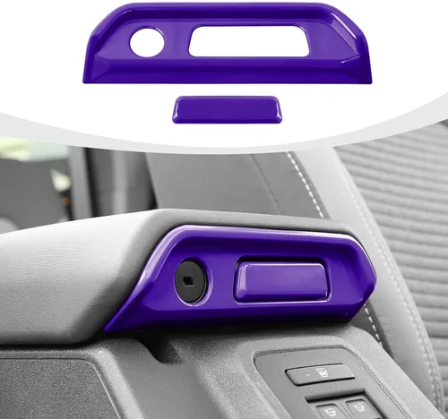 Vista 10 de RAZPOY Cubierta de Moldura de Interruptor de Caja de Reposabrazos Compatible con Ford Bronco 2021-2023 Accesorios Interiores de Fibra de Carbono