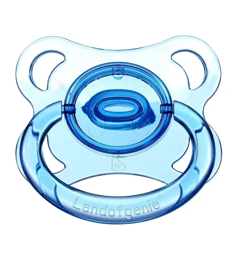 Vista 10 de Landofgenie Chupetes grandes del tamaño adulto del escudo fijado del chupete del diseño transparente