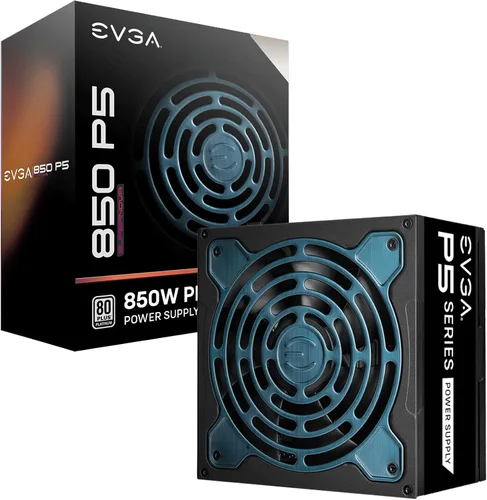Vista 16 de EVGA Supernova 1200 P2 80+ Platinum, 1200W Modo ECO Totalmente Modular NVIDIA SLI y Crossfire Ready, 10 años de garantía, Fuente de alimentación