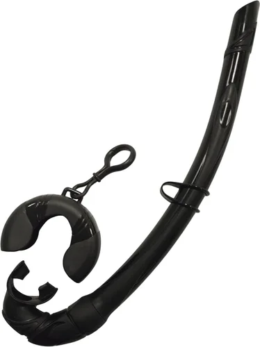 Vista 2 de Scuba Choice Silicone Roll-up Nautilus Snorkel with Storage Case, Compact 15" Flexible Snorkel, 3-1/2" Container, Easy to Pack & Store, Includes
