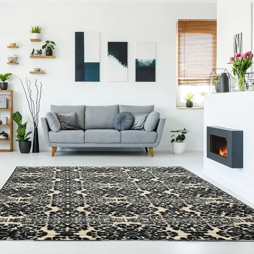 Vista 2 de Linon Elegance Collection, Gray, 8' X 10