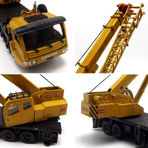Vista 5 de eMart Aleación Die-cast Modelo Juguete Ingeniería Grúa Pesada Camión Vehículo Simulación Automóvil Miniatura 1:55 Niños Regalo