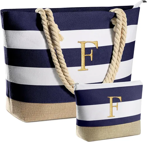 Vista 99 de YOOLIFE Bolsas de playa para mujer, bolsa de lona de viaje, bolsa impermeable para piscina, artículos esenciales de viaje, regalos para mujeres