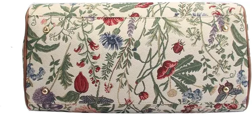 Vista 4 de Signare - Bolsa de viaje para mujer diseño de libélula diseño de girasol