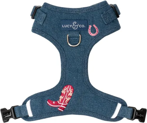 Vista 24 de Lucy & Co. The Bolt of Lightning Arnés para perro sin tirones para perros, chaleco para dejar de tirar y caminar fácilmente, cómodo producto