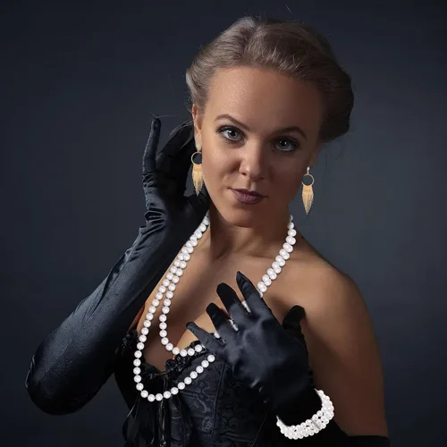 Vista 6 de PLULON Juego de 7 piezas de accesorios de los años 20 Flapper Great Gatsby Fashion Roaring 20