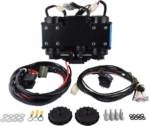 Vista 4 de Compresor de aire de alto rendimiento de 12 V de doble tanque de salida alta, reemplazo universal para compresor de aire de doble tanque CKMTA12 a