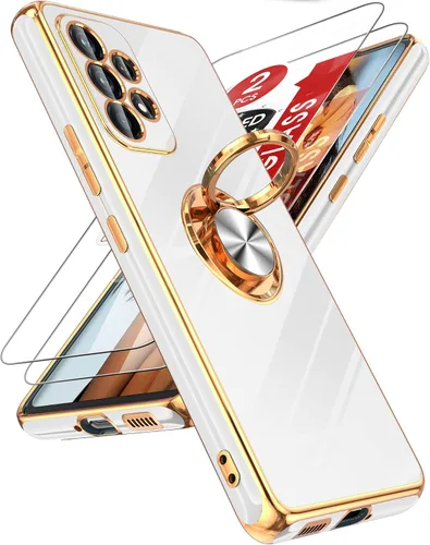 Vista 94 de LeYi Funda para iPhone XR: con Protector de Pantalla de Vidrio Templado [Paquete de 2] Soporte de Anillo Giratorio de 360°, Soporte Magnético