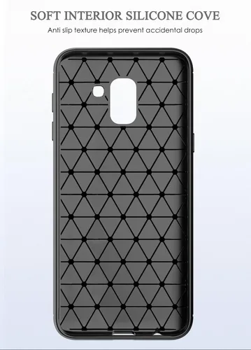 Vista 7 de Asuwish Funda compatible con Samsung Galaxy J6 2018 y protector de pantalla de vidrio templado, accesorios de celda, cubierta protectora de TPU