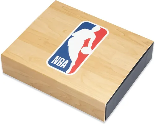Vista 8 de Rico Industries - Cartera de diseño delgado con grabado láser de la NBA, cartera con grabado láser estilo billetera - Gran regalo Negro