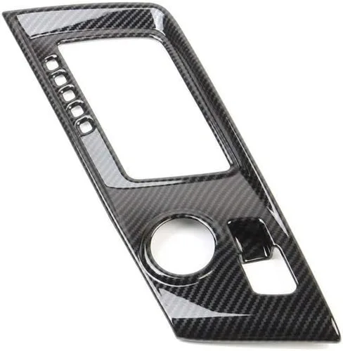 Vista 5 de Cubierta Protectora de Moldura de Panel de Engranajes de Control con Aspecto de Fibra de Carbono para 2014 2015 2016 2017 2018 Chevrolet Corvette C7