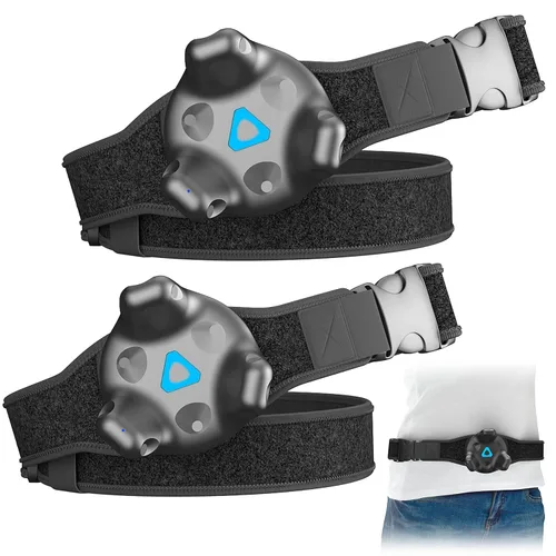 Vista 74 de Skywin VR Tracker Belt & VR Tracker Straps for HTC Vive System, 2 Pack Adjustable Belt and Hand Straps for VR Full Body Tracking