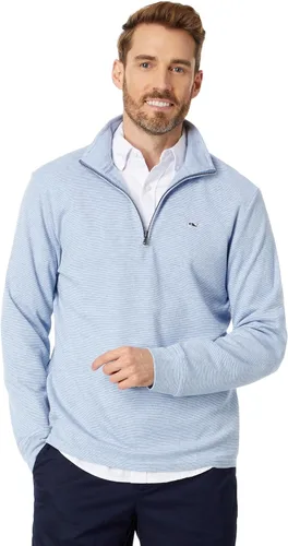Vista 6 de vineyard vines Saltwater 1/4 Zip Aqua Ocean