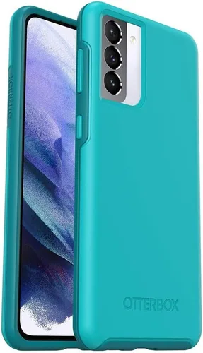 Vista 10 de OtterBox Symmetry Series - Funda para Samsung Galaxy S21 Plus 5G (solamente), color negro