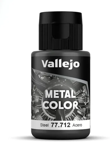 Vista 7 de Vallejo - Color Metálico Aluminio 32 ml (1.08 fl.oz.) Reproduce fielmente diferentes acabados metálicos