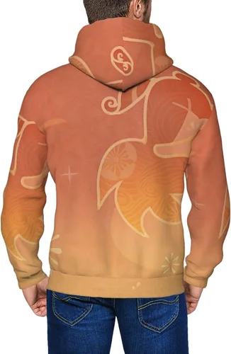 Vista 2 de RAUGAJ Sudadera con capucha con cremallera para hombre, sudadera de moda con capucha para adolescentes, sudadera deportiva de otoño e invierno