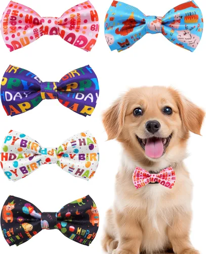 Vista 29 de PET SHOW Paquete de 8 pajaritas a cuadros para perros pequeños
