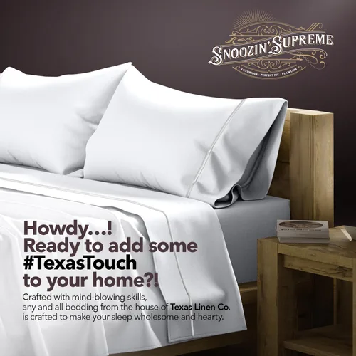 Vista 9 de TEXAS LINEN CO. Juego de 2 fundas de almohada tamaño queen de 100% algodón egipcio - Serie 2000 de lujo, fundas de almohada estándar/tamaño queen