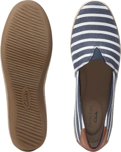 Vista 5 de Clarks CloudSteppers Danelly Sky mocasines de ante sintético para mujer