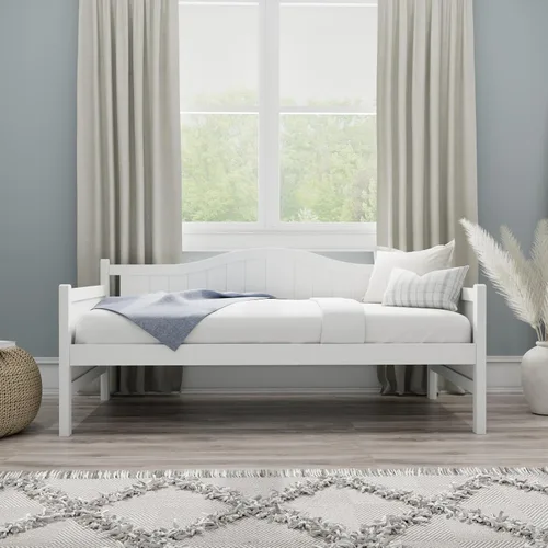 Vista 2 de Hillsdale Furniture Hillsdale Staci, sofá cama blanca, individual