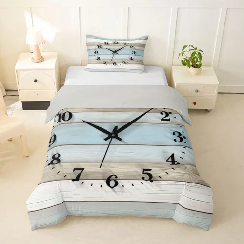 Vista 10 de Erosebridal Funda de edredón de ancla náutica, juego de ropa de cama con brújula oceánica, tamaño individual para niños, adolescentes, adultos