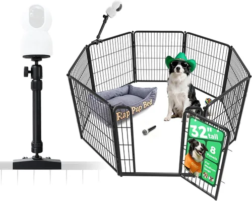 Vista 40 de FXW Homeplus Unleashed Corralito para Perros de Interior - Juego Sin Estrés y Seguro, Resistente de 24 Pulgadas 2 Paneles Corralito para Cachorros