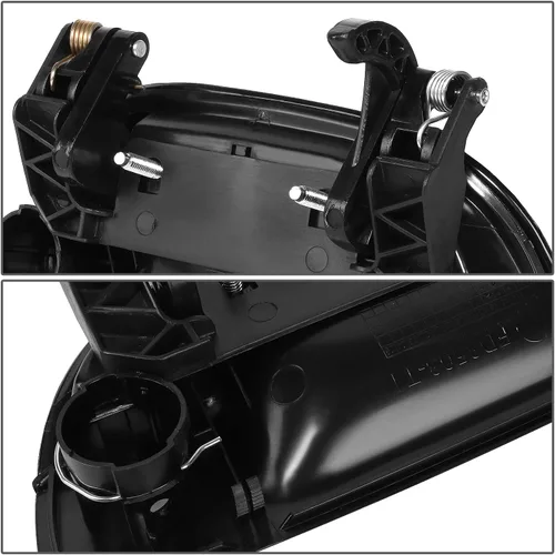 Vista 5 de Auto Dynasty [Modelo de ojo de cerradura] Manija de puerta trasera estilo fábrica compatible con Ford F150 F250 F350 F450 F550 Serie F Lobo Explorer