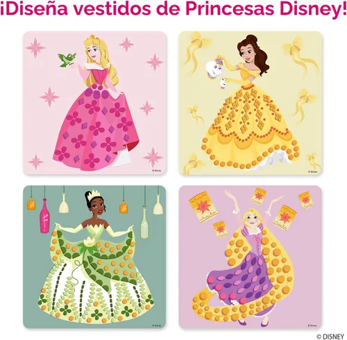 Vista 4 de Skillmatics Arte de calcomanías de espuma – Disney Princess, más de 800 calcomanías de espuma 3D, diversión sin desorden para niños, kits