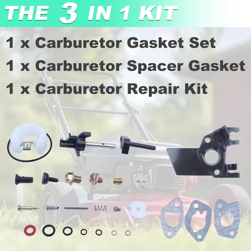 Vista 5 de Adefol Kit de reparación de carburador para Honda GX160 GX200 GX120 168F 170F 5.5HP 6.5HP Motor generador de motor Trimmer Reemplazar 16010-ZE1-812