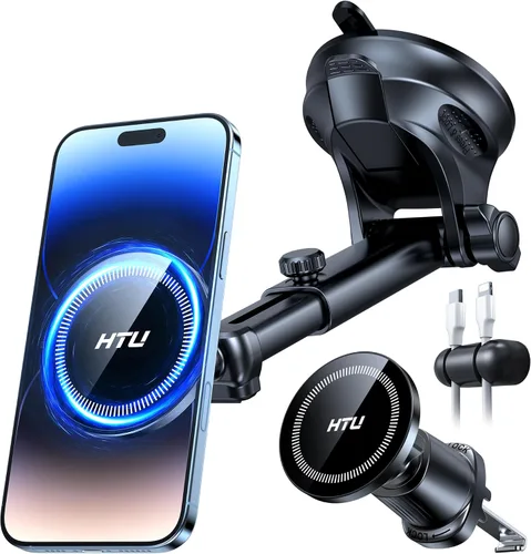 Vista 11 de HTU Soporte para teléfono de coche Super Suction Blue