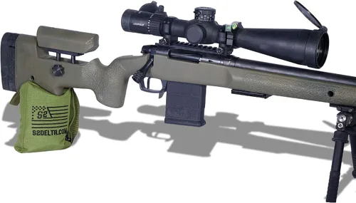 Vista 7 de Rifle Rest, Prs Precision, Descanso del rifle, Descanso de tiro de largo alcance, táctico trasero bolsa de exprimir, S2Delta