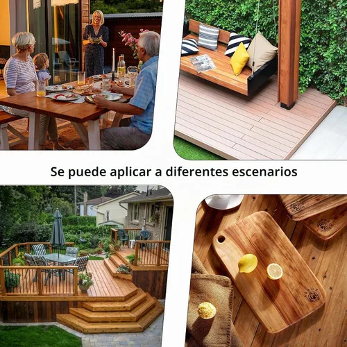 Vista 6 de Aceite de Tung puro 100% natural de 1 galón para acabado de madera