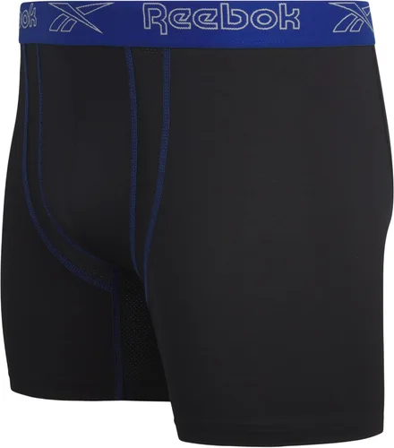 Vista 5 de Reebok Ropa interior para hombre - Calzoncillos tipo bóxer Performance (paquete de 4)