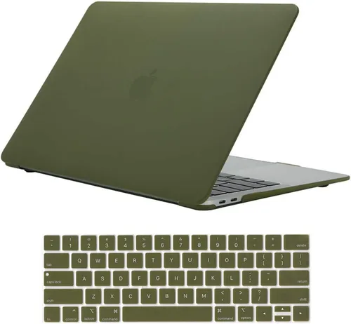 Vista 14 de Se7enline - Estuche rígido de plástico para MacBook Pro de 13 pulgadas A1706/A1708 2016/2017 con/sin barra táctil e identificación táctil